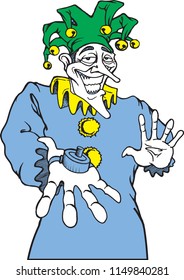 Comical Clowns with Make-up