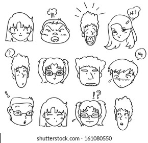 15,125 Manga expression Images, Stock Photos & Vectors | Shutterstock