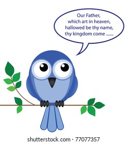 Comical take on a bird of pray
