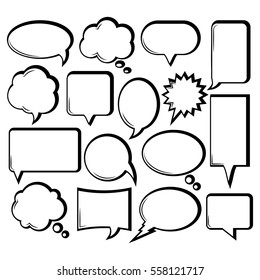 Comic/Outline Speech Bubble Collection