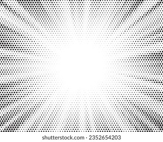  Comics background. Abstract lines backdrop. Shading sun rays. Design frames for title book. Texture explosive polka. Beam action. Pattern motion flash. Rectangle fast boom zoom. Vector illustration 