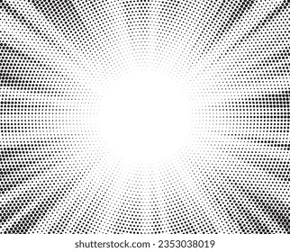 Comics background. Abstract lines backdrop. Shading sun rays. Design frames for title book. Texture explosive polka. Beam action. Pattern motion flash. Rectangle fast boom zoom. Vector illustration