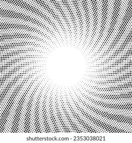 Comics background. Abstract lines backdrop. Shading sun rays. Design frames for title book. Texture explosive polka. Beam action. Pattern motion flash. Rectangle fast boom zoom. Vector illustration