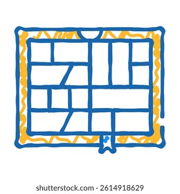 comics book doodle icon sketch vector. comics book sign. isolated symbol illustration