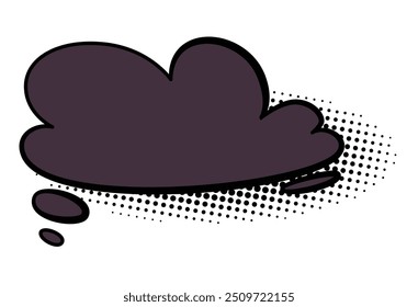 Burbujas de discurso del libro de historietas. Globo de discurso o elemento de diseño de dibujos animados aislado sobre fondo blanco. Ilustración vectorial