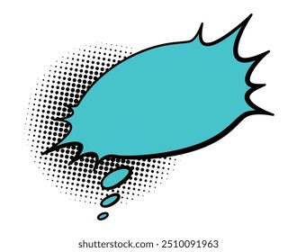 Comics book speech bubbles. Speech balloon or cartoon design element isolated on white background. Vector illustration