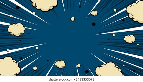 Comics boom backgrounds. Bang design. Hand drawn vector illustration