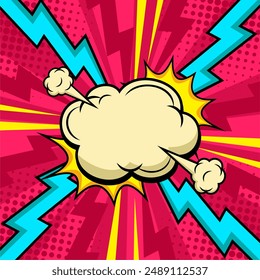 Comics boom backgrounds. Bang design. Hand drawn vector illustration