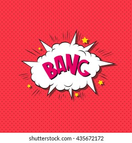 Comics boom backgrounds. Bang. Hand drawn vector illustration