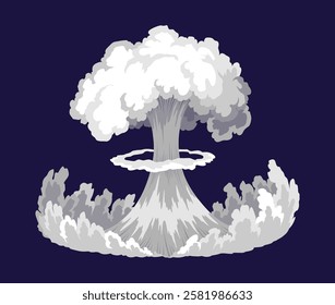 Comics boom explosion icon. Fire blast element. Explosive smoke for game, comic boom flash fire. Cartoon art vector illustration