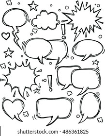 comics bubbles speech