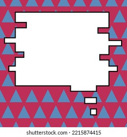 Comics Design Frames. Beautiful Photo Frame Set With Boom Bubbles For Design Collage, Funny Cute Comic Photos Collection For Kids, Design Drawing