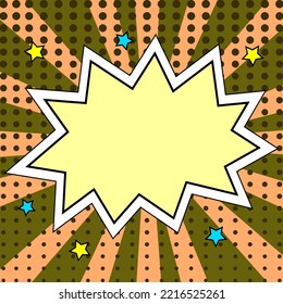 Comics Design Frames. Beautiful Photo Frame Set With Boom Bubbles For Design Collage, Funny Cute Comic Photos Collection For Kids, Design Drawing