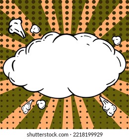 Comics Design Frames. Beautiful Photo Frame Set With Boom Bubbles For Design Collage, Funny Cute Comic Photos Collection For Kids, Design Drawing
