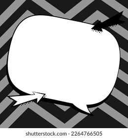 Comics Design Frames. Beautiful Photo Frame Set With Boom Bubbles For Design Collage, Funny Cute Comic Photos Collection For Kids, Design Drawing