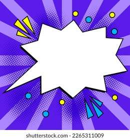 Comics Design Frames. Beautiful Photo Frame Set With Boom Bubbles For Design Collage, Funny Cute Comic Photos Collection For Kids, Design Drawing