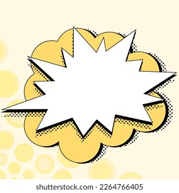 Comics Design Frames. Photo Frame Set With Explosion Bubbles For Add Collage, Funny Cute Comic Photos Collection For Promotion