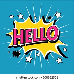 comics icon over colorful background. vector illustration 