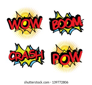 comics icons over cream background  vector illustration