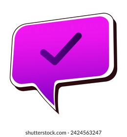 Comics phrase of colorful set. Message is adorned with its own unique color palette, creating a visually dynamic and captivating scene. Vector illustration.