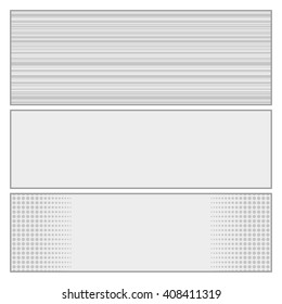 Comics pop art style blank layout template with dots pattern background vector