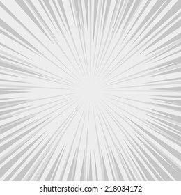 Comics Radial Speed Lines graphic effects. Vector illustration