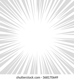 Comics Radial Speed Lines graphic effects. Vector