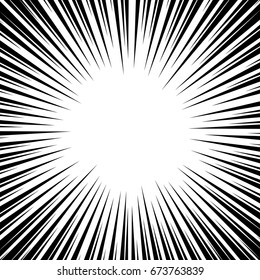 Comics speed lines background. 