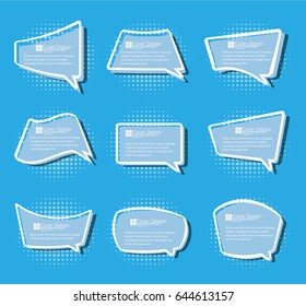 comics stiker simple label etiquette cartoon