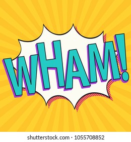 Comics text sound effects. Bubble speech phrase. Vector illustration
