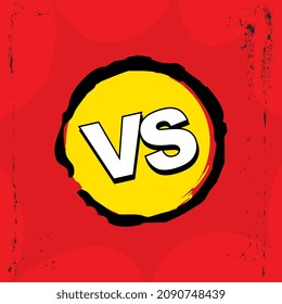 Comics vs frame. Versus lightning ray border, comic fighting duel and fight confrontation logo. Vs battle challenge, sports team matches conflict isolated cartoon vector background.