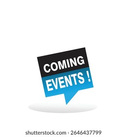 Up coming event with beautiful design  poster