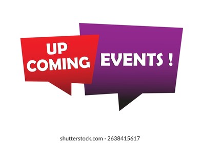 Up Coming Events Banner and poster design 