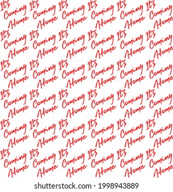 Its Coming Home  - Footballs Coming Home Seamless Vector Pattern