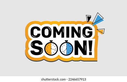 Coming soon abstract  background design