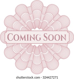 Coming Soon abstract linear rosette