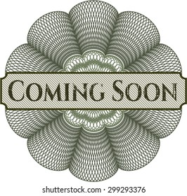 Coming Soon abstract rosette