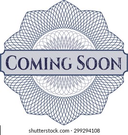 Coming Soon abstract rosette