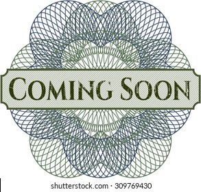 Coming Soon abstract rosette