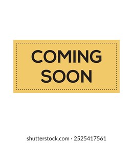 Coming Soon Announcement for Business Brand Opening.