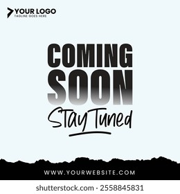 Coming Soon Announcement Social Media Banner Template