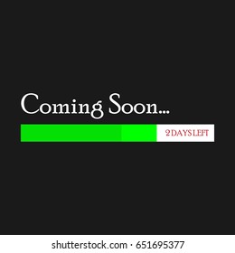 Coming Soon Background Design. Vector Illustration for Banner and time count.
