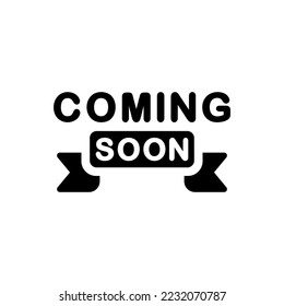 Coming soon badge icon (vector illustration)