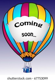 coming soon balloon