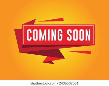 Próximamente plantilla de diseño de banner. Banner de promoción próximamente. Ilustración vectorial.