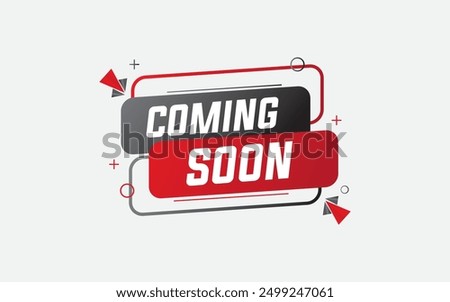 coming Soon banner template vector design. coming soon  background marketing poster design for web and Social. sale banner vector template Design.