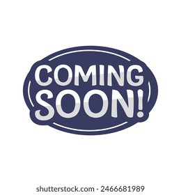 Coming soon banner vector design