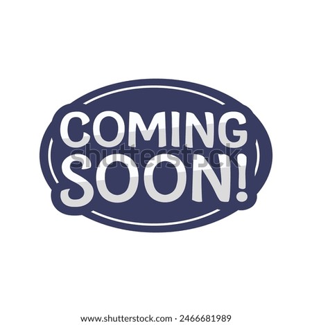 Coming soon banner vector design
