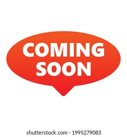 Coming soon billboard icon. Cartoon of Coming soon billboard vector icon for web design isolated on white background