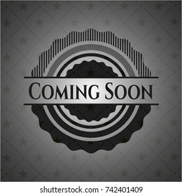 Coming Soon black emblem